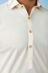 Elegant Kameez Shalwar with Minimal Detailing - Boski