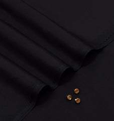 Unstitched Melburry Boski Fabric Shalwar Kameez for Men - Black