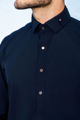 Elegant Kameez Shalwar with Minimal Detailing – Midnight Blue