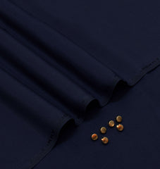 Unstitched Melburry Boski Fabric Shalwar Kameez for Men - Navy Blue
