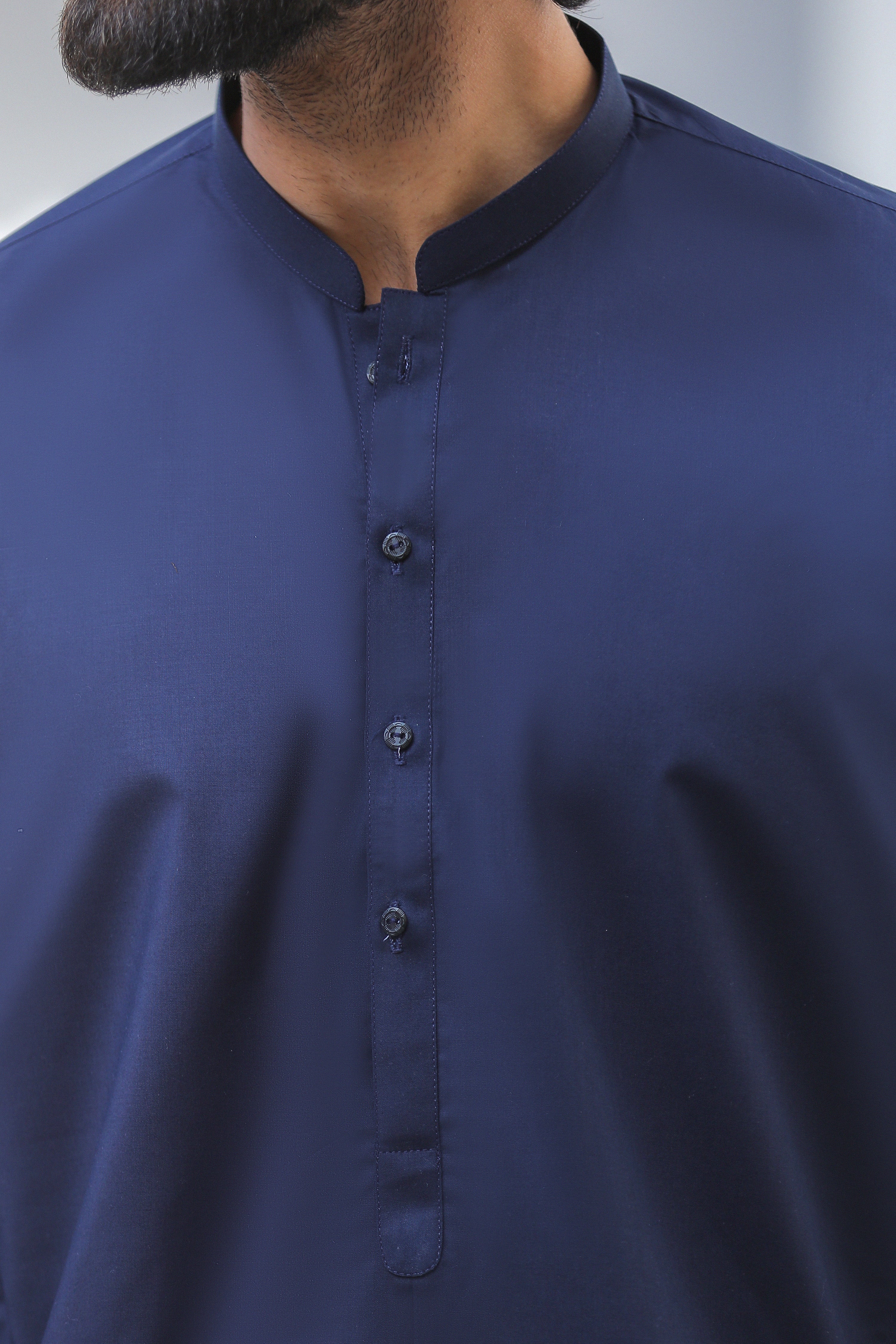 Navy Blue Kurta With Matching Shalwar